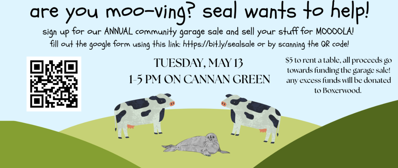 Seal Garage Sale